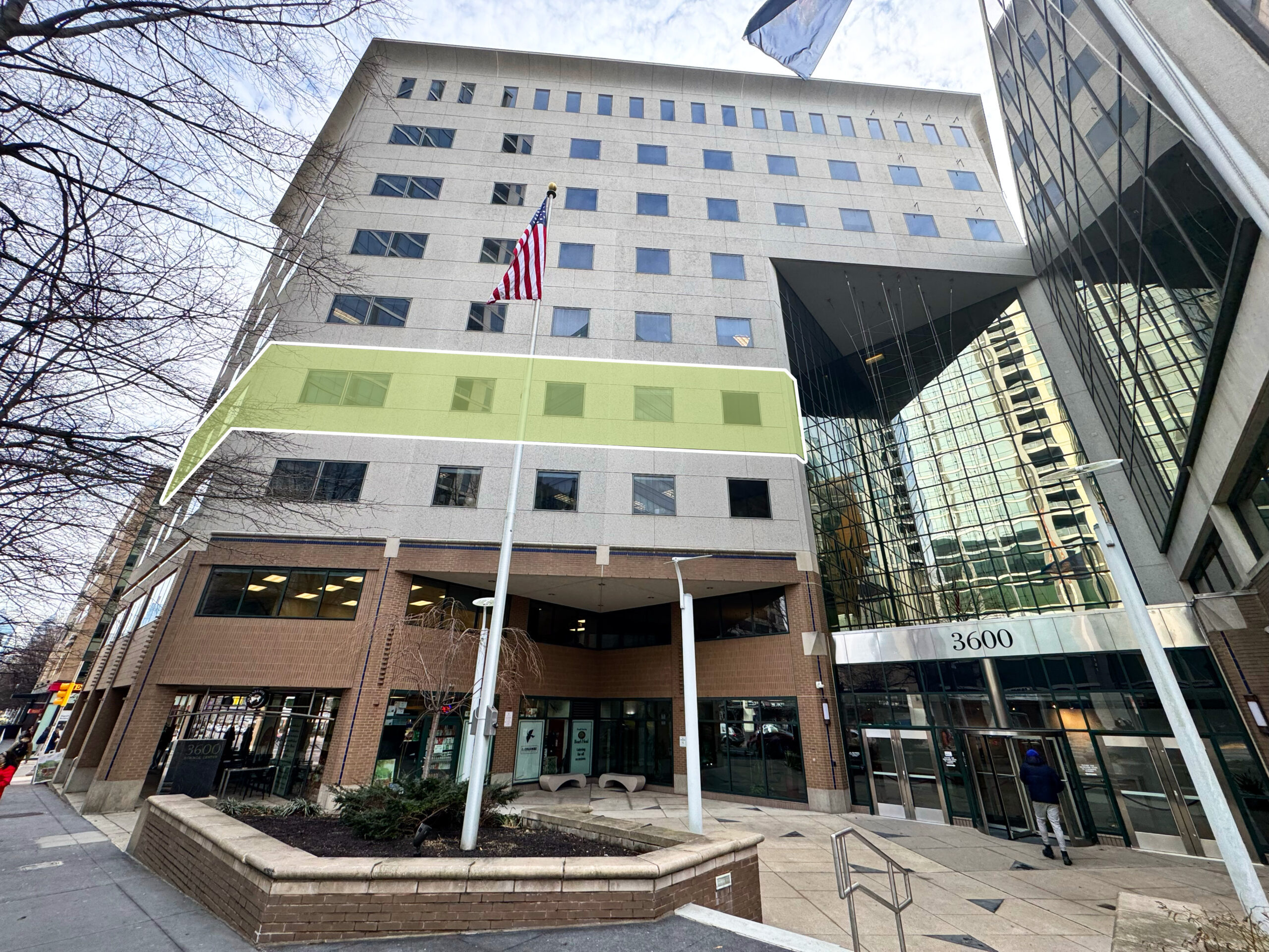Exterior of 3600 Market Street